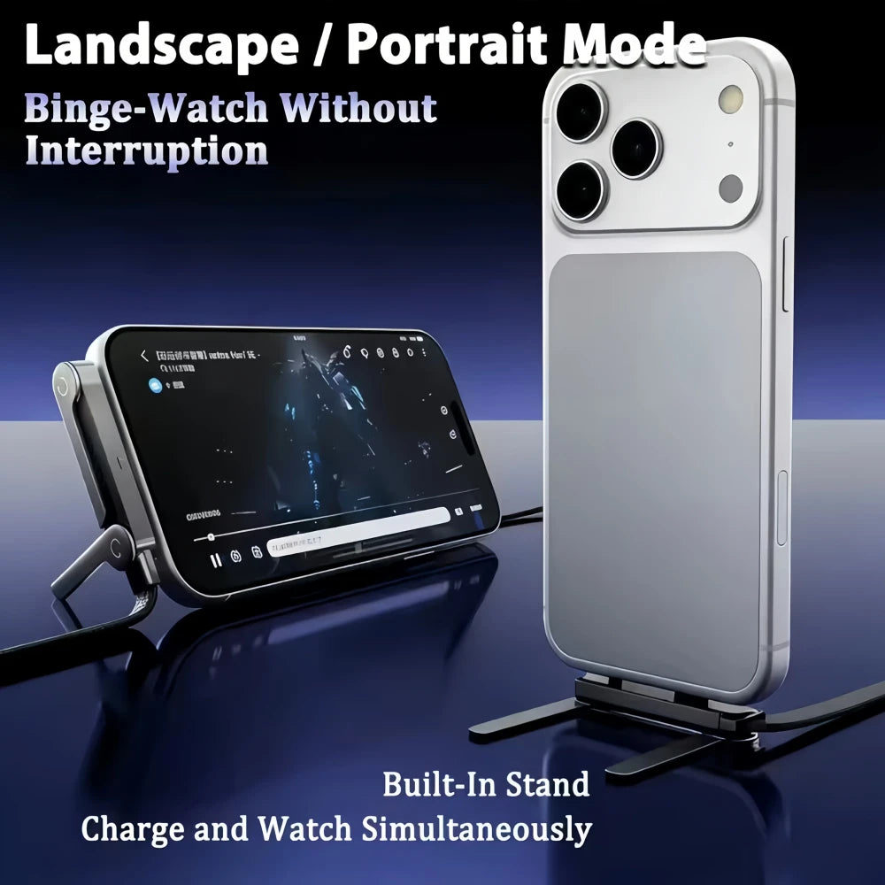 Foldable Charging Cable With Stand