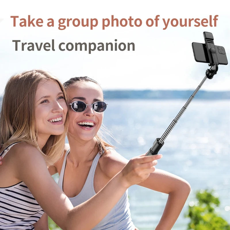 Smartphone Tripod with Bluetooth Shutter and Light