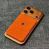 Leather Magnetic Phone Card Holder