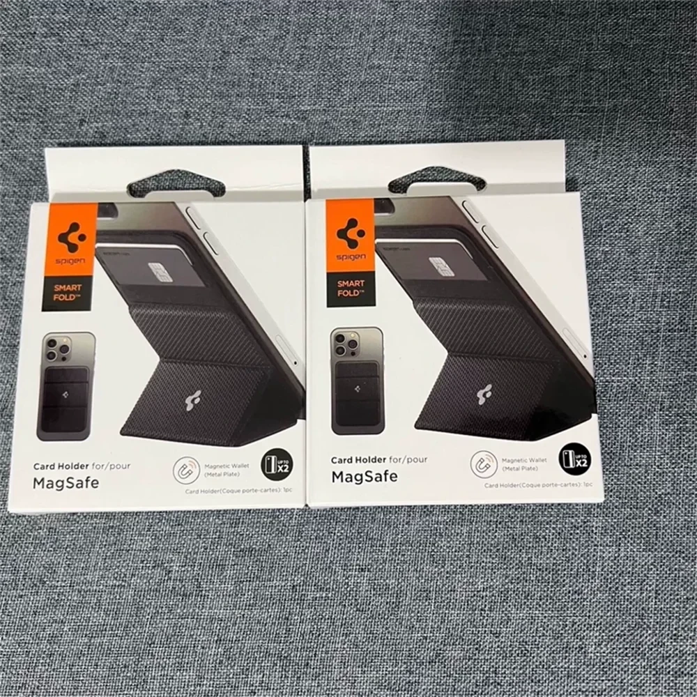 Leather Magnetic Phone Card Holder