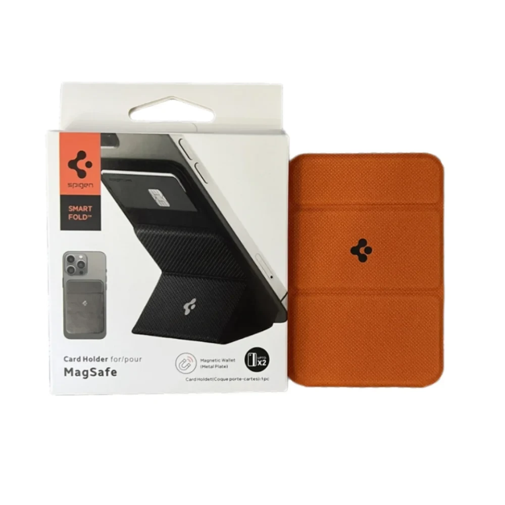 Leather Magnetic Phone Card Holder