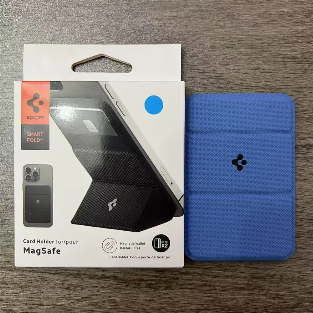 Leather Magnetic Phone Card Holder
