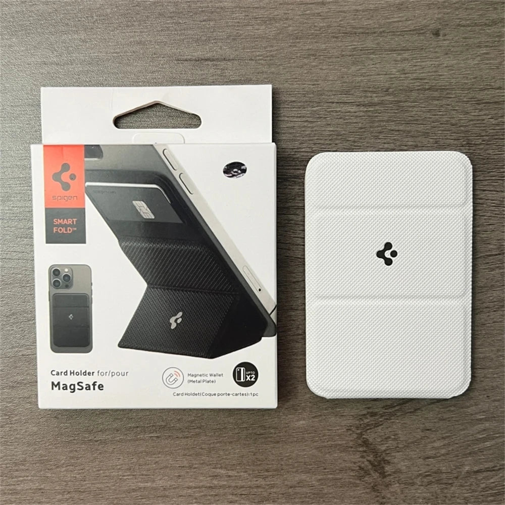 Leather Magnetic Phone Card Holder